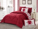 Velvo King Comforter set - SCARLET3