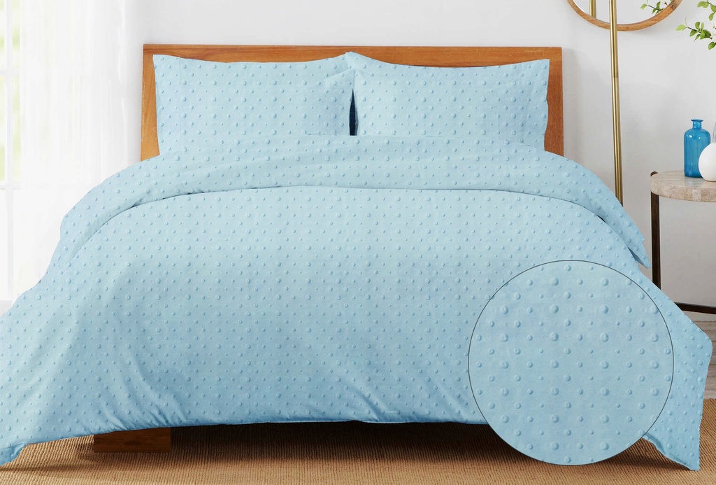 3D Bubble Single Comforter-Blue	