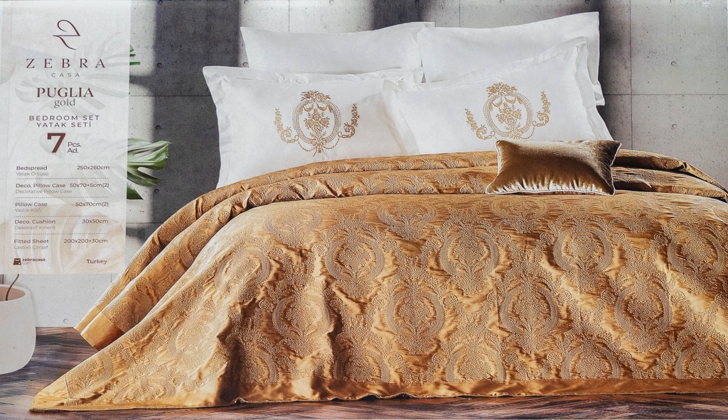 COMF ZEBRA KING 7 PCS-LISBONA-GOLD
