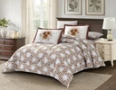 Velvo King Comforter set - SCARLET2