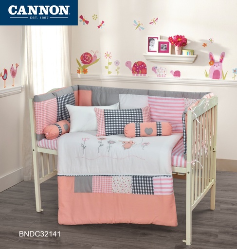 BABY COLLECTION 7PCS COMFORTER SET-Orn. Flower