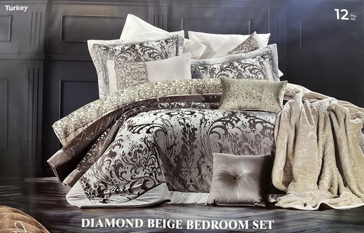 COMF ZEBRA DIAMOND KING 12PCS BEIGE