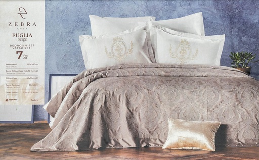COMF ZEBRA KING 7 PCS-LISBONA-BEIGE
