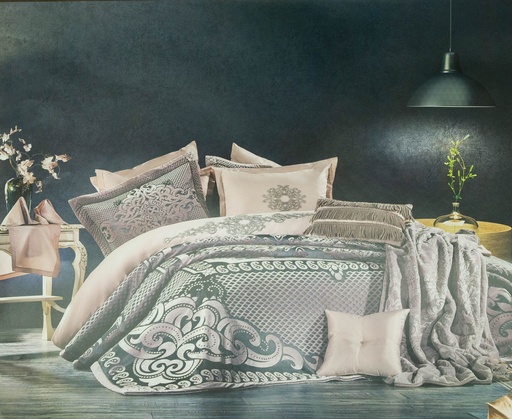 COMF ZEBRA LUIANNA KING 15PCS BEIGE