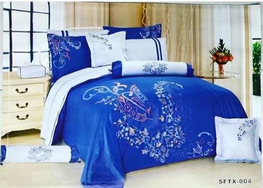 Embroidery Comforter (Blue,L Blue)SFTX-04
