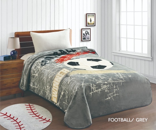 JUNIOR PRINTED/Single BLANKET  FOOTBALL