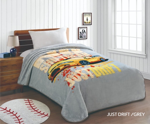 JUNIOR PRINTED/ Single BLANKET  JUST DRIFT