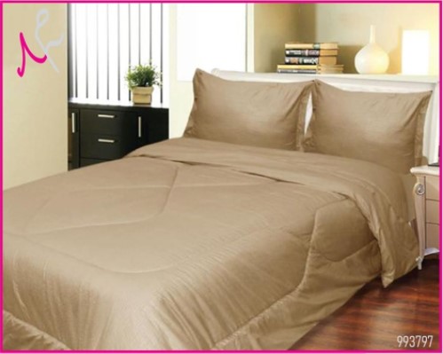 Single Comforter Seersucker - Beige	
