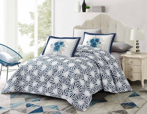 Velvo King Comforter set - SCARLET1