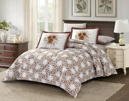 Velvo King Comforter set - SCARLET2