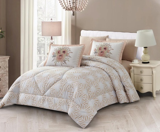 Velvo King Comforter set - SCARLET5